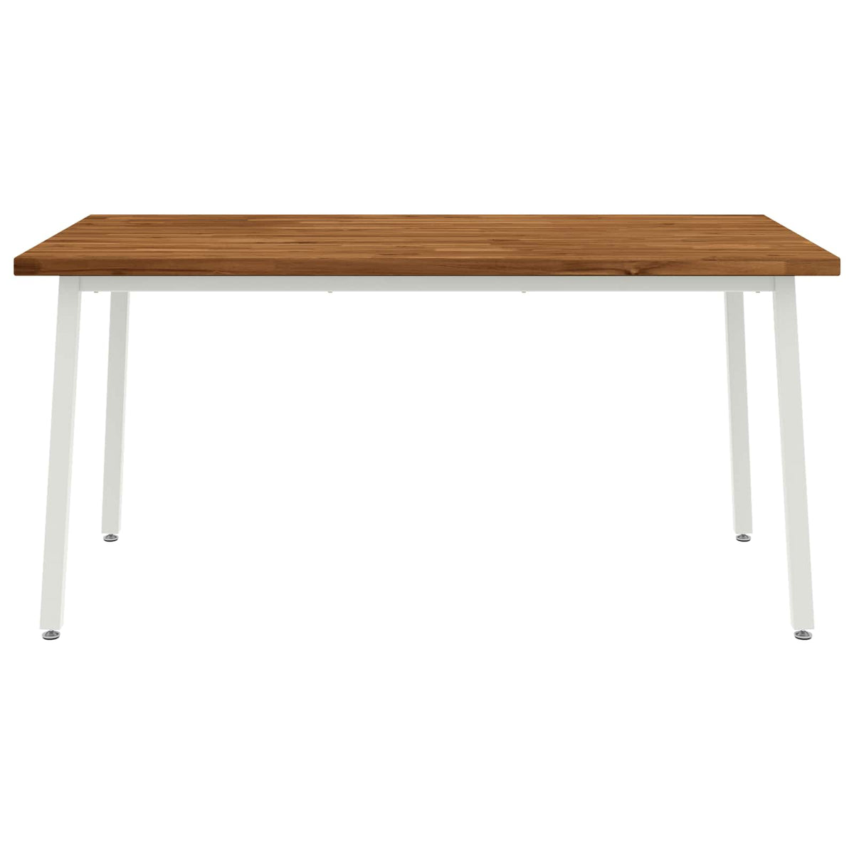 Vierkante Eettafel 160 x 80 x 75 cm Massief Acaciahout Naturel