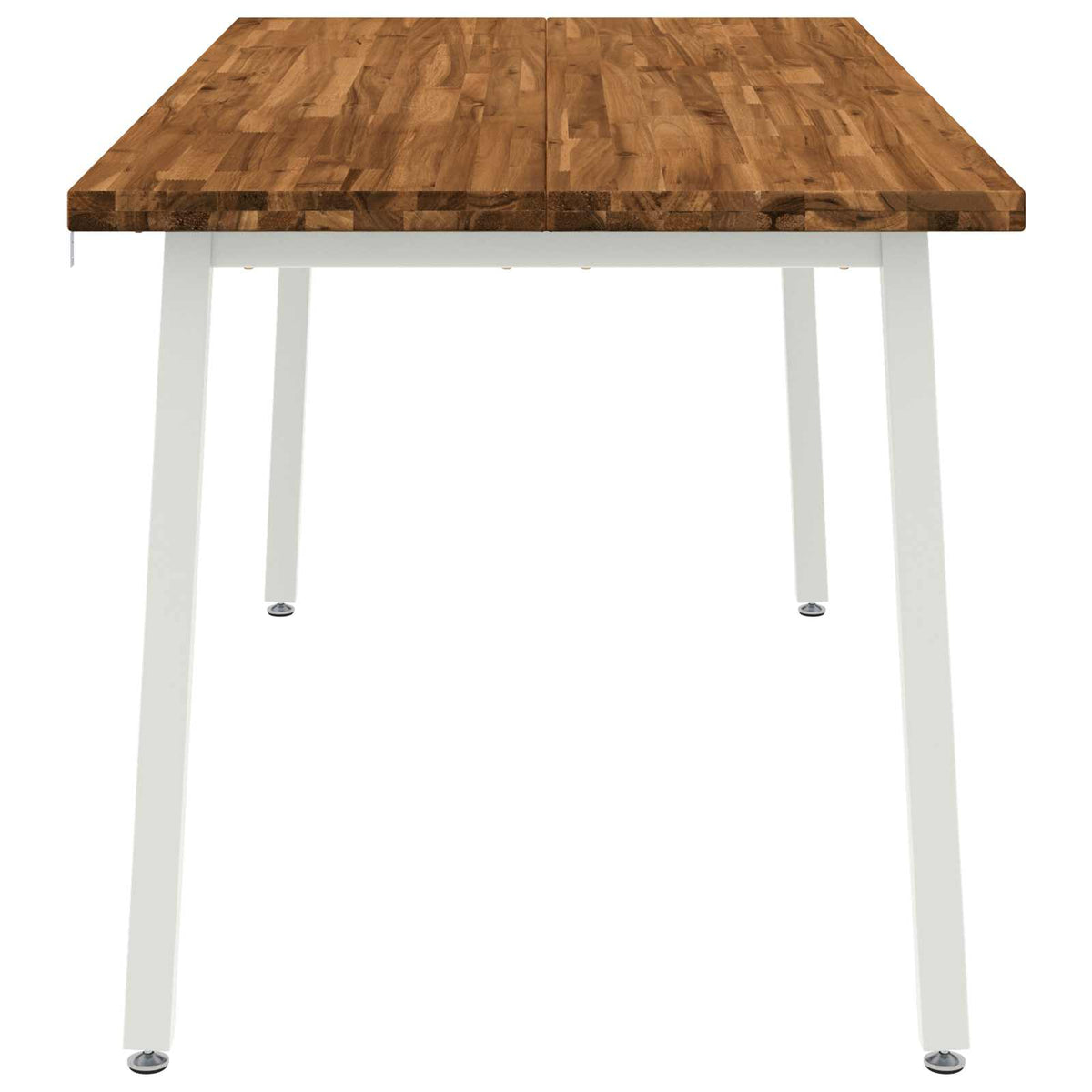 Vierkante Eettafel 160 x 80 x 75 cm Massief Acaciahout Naturel