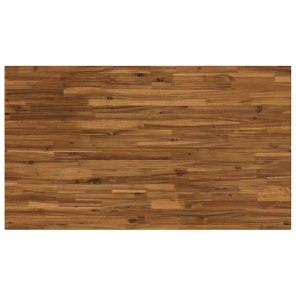 Vierkante Eettafel 140 x 90 x 75 cm Massief Acaciahout Naturel