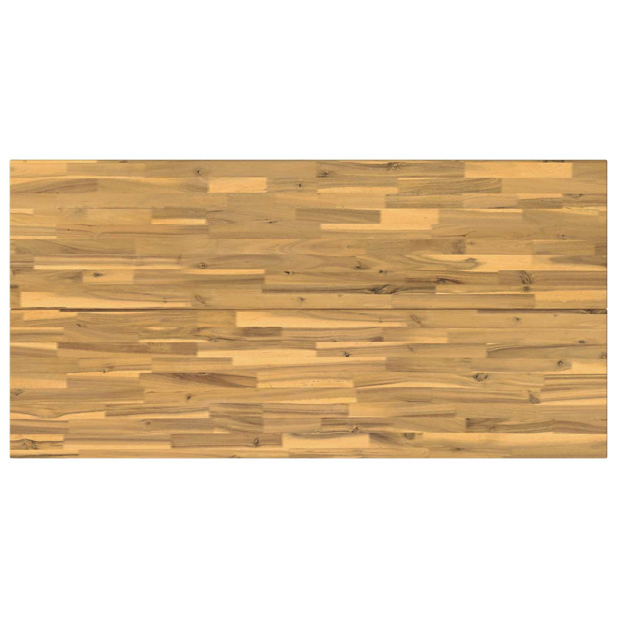 Vierkante Eettafel 160 x 90 x 75 cm Massief Acaciahout Wit