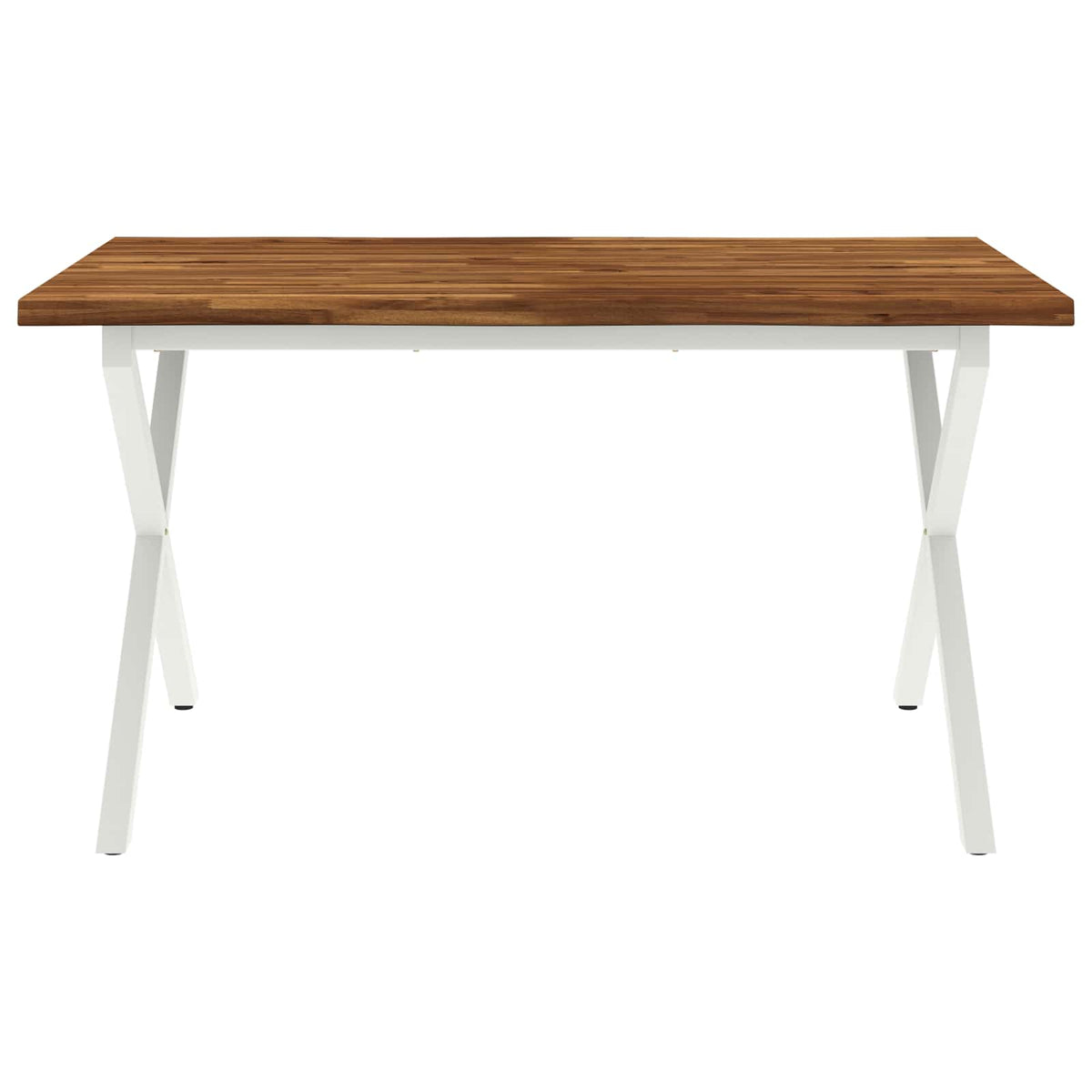 Live Edge Eettafel 160 x 70 x 75 cm Massief Acaciahout Naturel