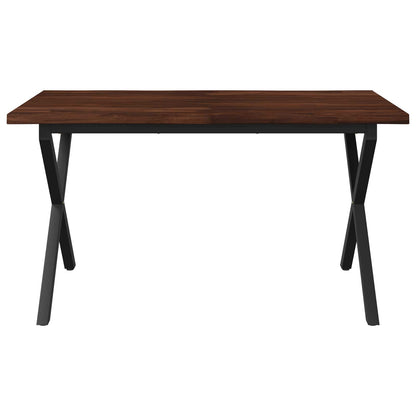 Live Edge Eettafel 140 x 80 x 75 cm Massief Acaciahout