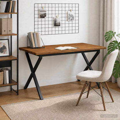 Live Edge Eettafel 140 x 90 x 75 cm Massief Acaciahout Naturel