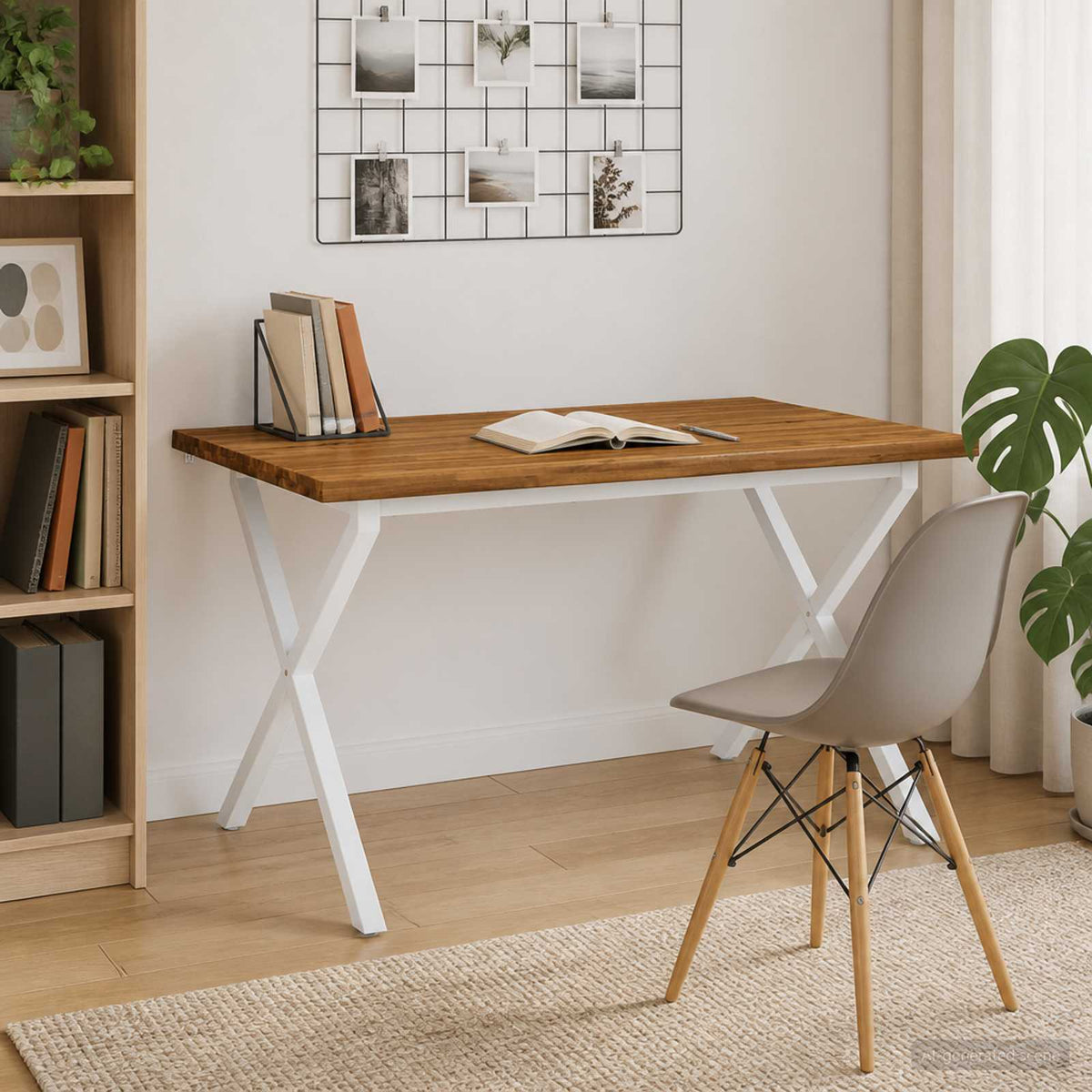 Live Edge Eettafel 140 x 90 x 75 cm Massief Acaciahout Naturel