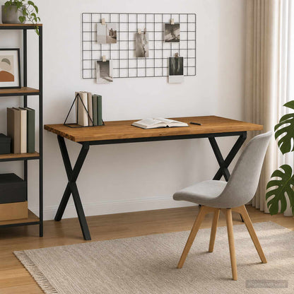 Live Edge Eettafel 160 x 90 x 75 cm Massief Acaciahout Naturel