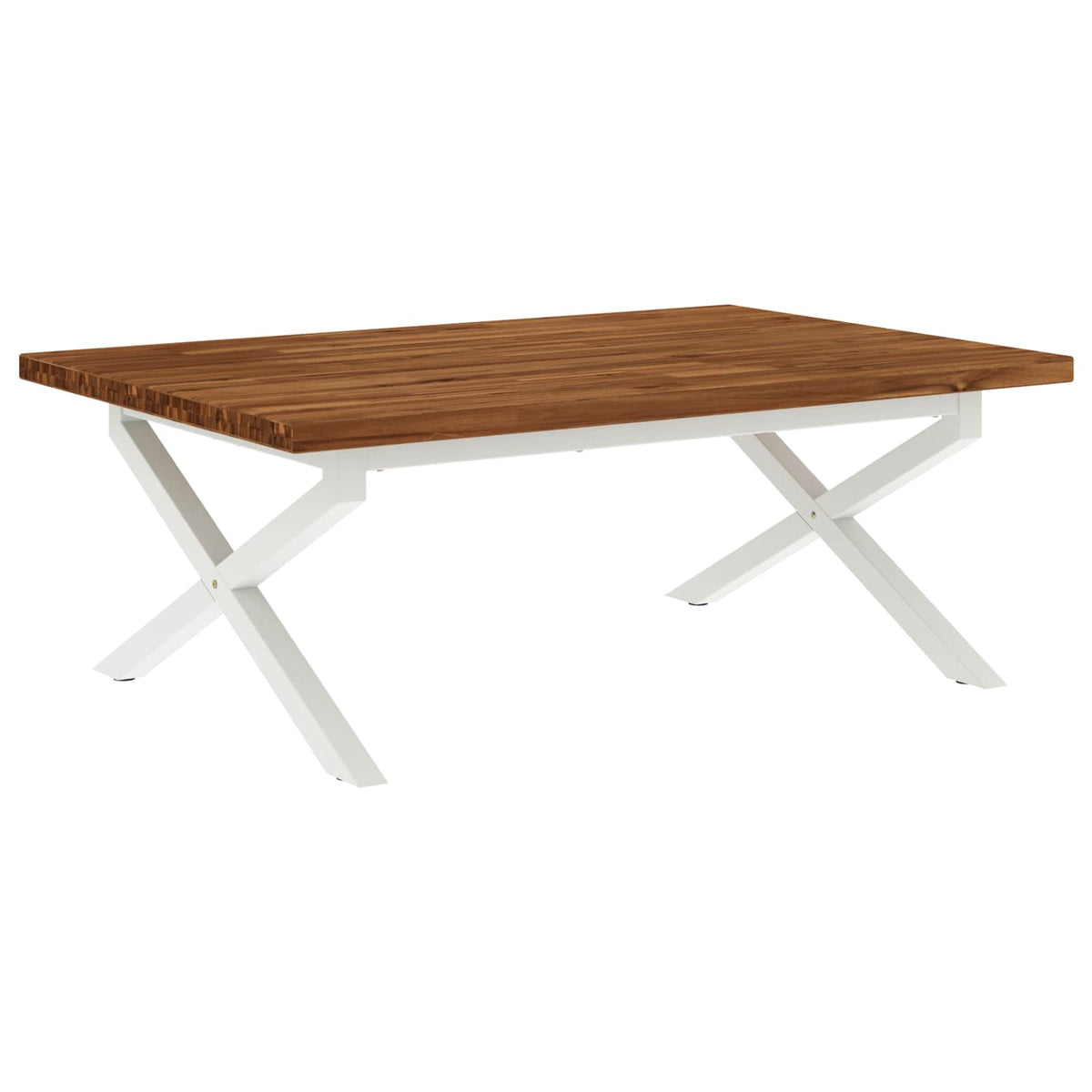 Vierkante Eettafel 120 x 90 x 75 cm Massief Acaciahout Naturel