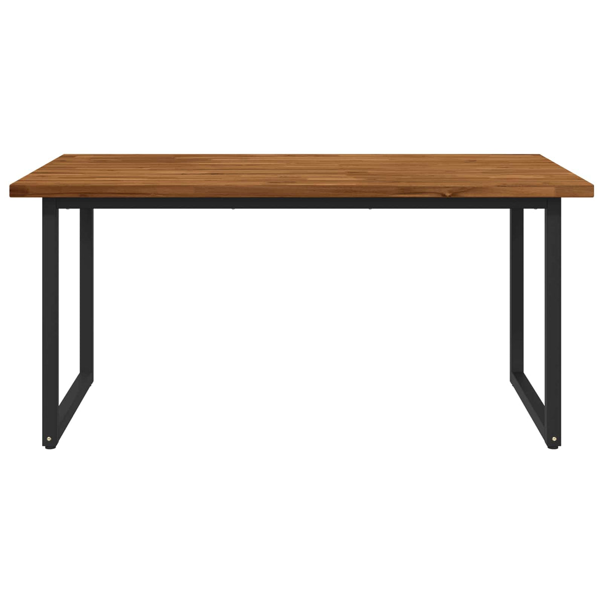 Vierkante Eettafel 160 x 70 x 75 cm Massief Acaciahout Naturel