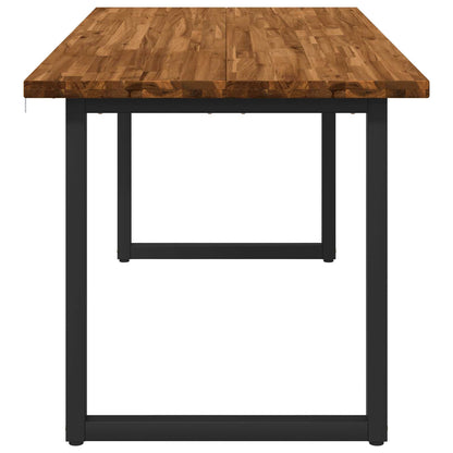 Vierkante Eettafel 160 x 70 x 75 cm Massief Acaciahout Naturel