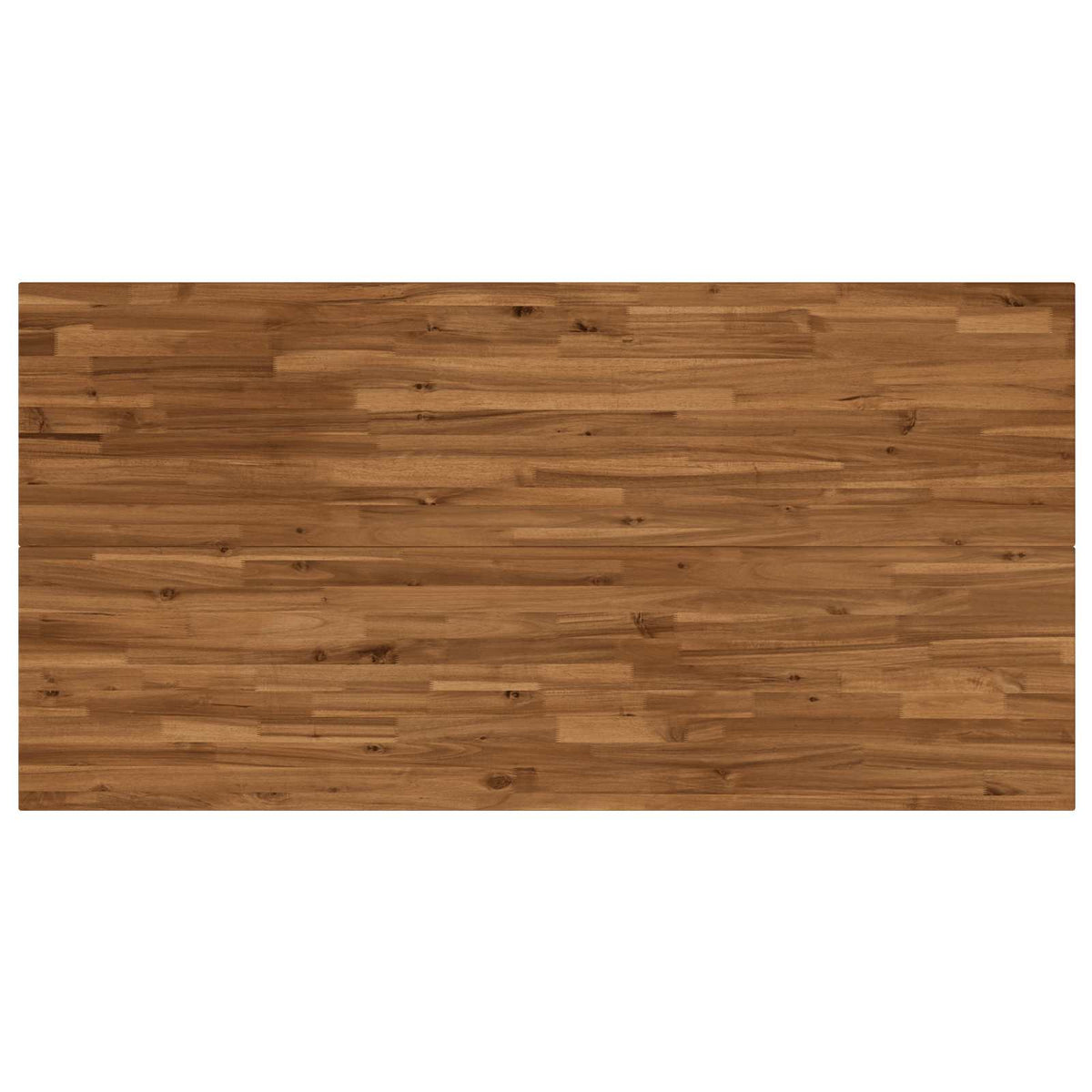 Vierkante Eettafel 160 x 70 x 75 cm Massief Acaciahout Naturel