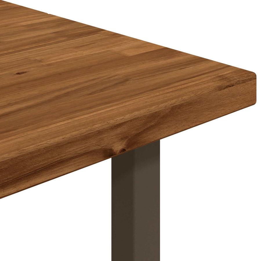 Vierkante Eettafel 160 x 70 x 75 cm Massief Acaciahout Naturel