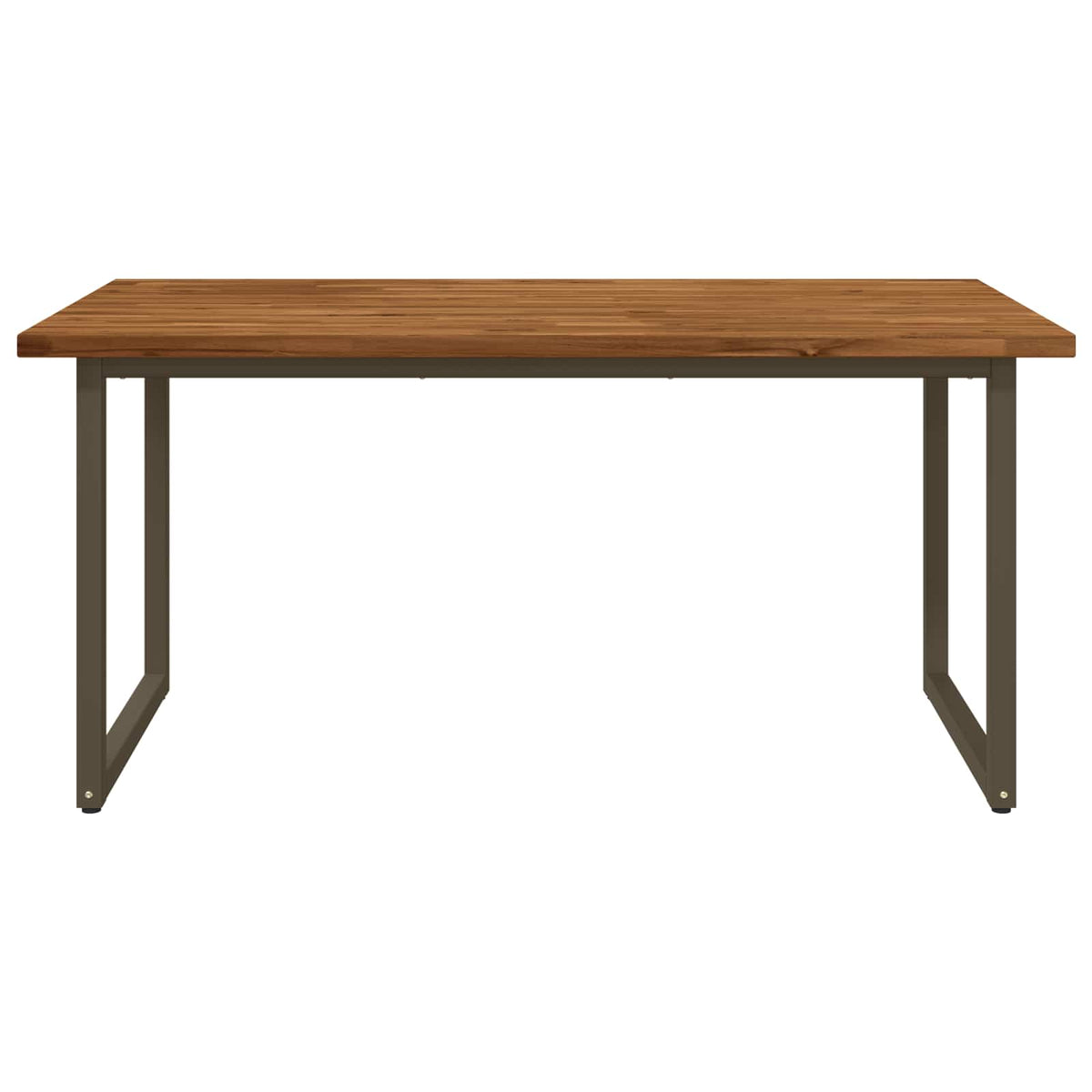 Vierkante Eettafel 160 x 70 x 75 cm Massief Acaciahout Naturel