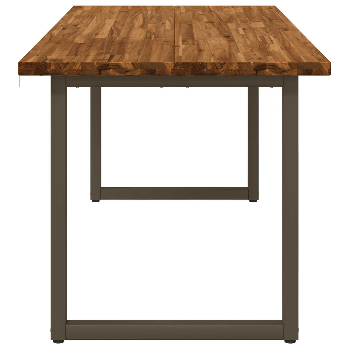 Vierkante Eettafel 160 x 70 x 75 cm Massief Acaciahout Naturel