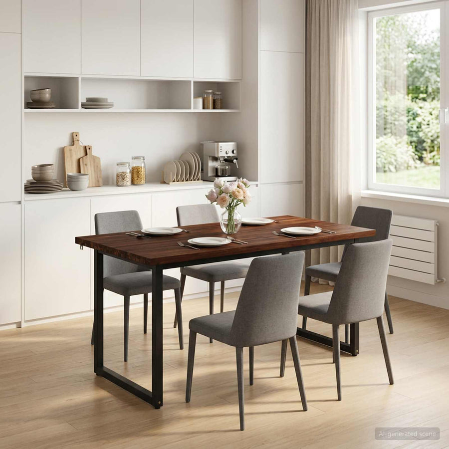 Vierkante Eettafel 160 x 70 x 75 cm Massief Acaciahout
