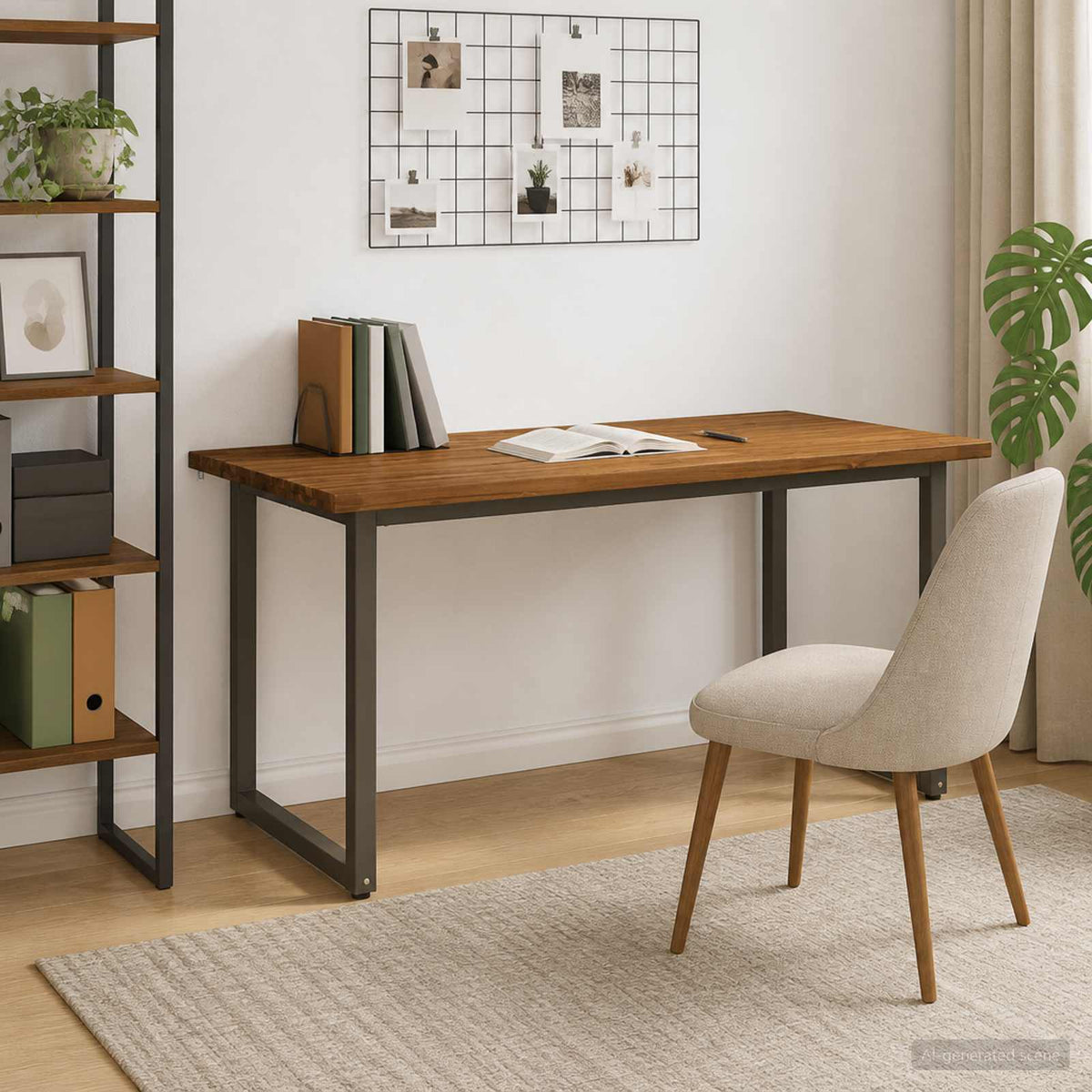 Vierkante Eettafel 160 x 70 x 75 cm Massief Acaciahout Naturel
