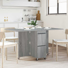Dining Table 2 pcs 140 x 80 x 77 cm Engineered Wood Grey Sonoma