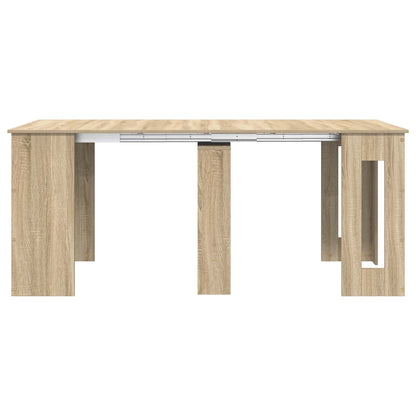 Eettafel 180 x 85 x 75 cm Bewerkt hout Sonoma Eiken Rechthoekig