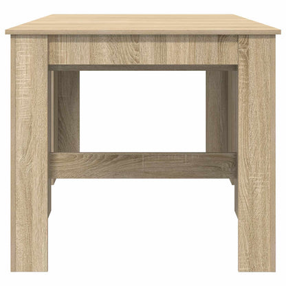 Eettafel 180 x 85 x 75 cm Bewerkt hout Sonoma Eiken Rechthoekig
