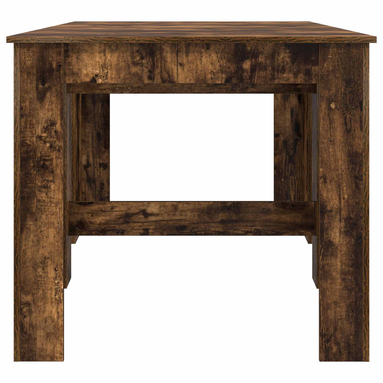 Eettafel 180 x 85 x 75 cm Bewerkt hout Gerookt eiken
