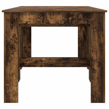 Eettafel 180 x 85 x 75 cm Bewerkt hout Gerookt eiken