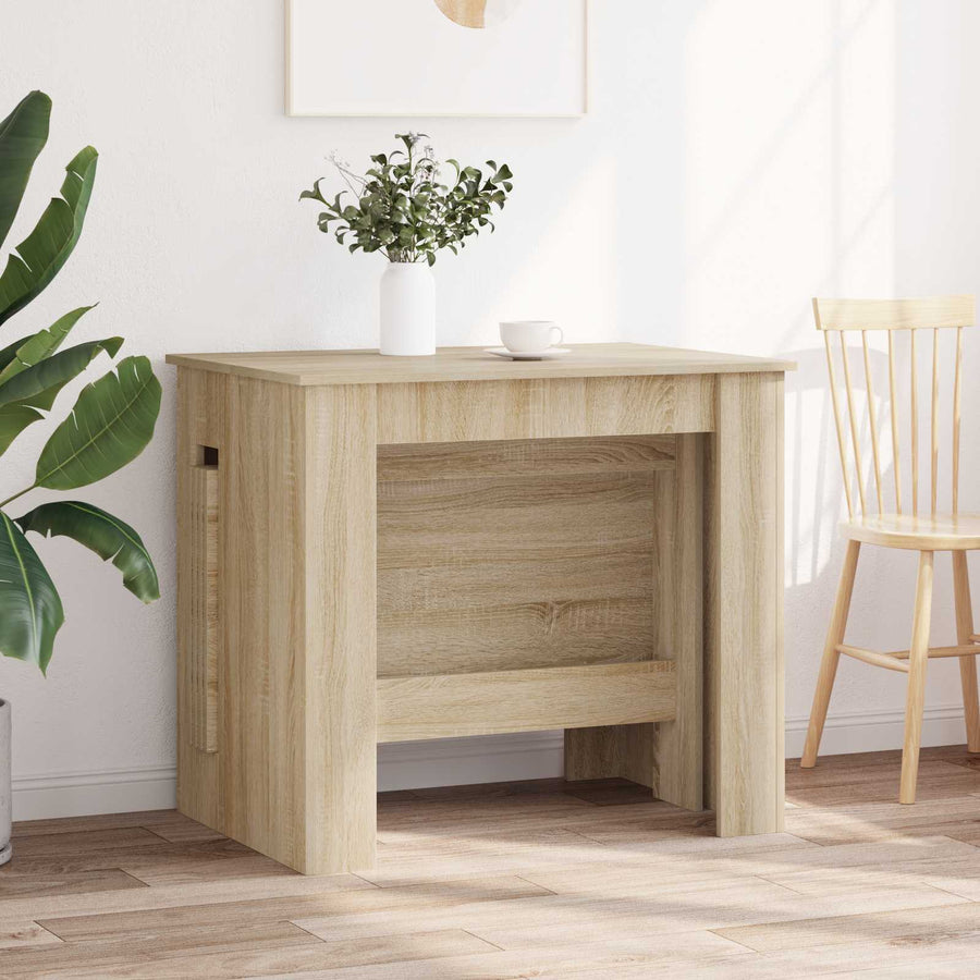 Eettafel 240 x 85 x 75 cm Bewerkt hout Sonoma Eiken Rechthoekig