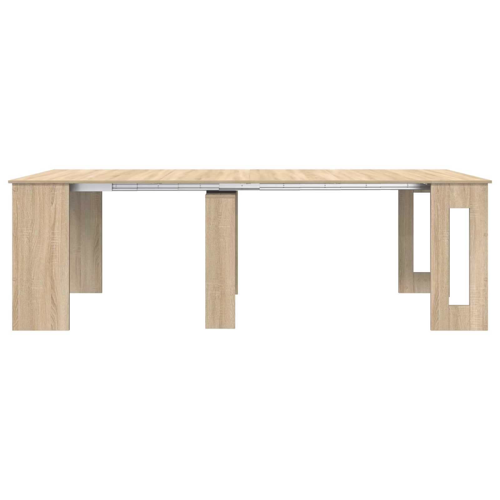 Eettafel 240 x 85 x 75 cm Bewerkt hout Sonoma Eiken Rechthoekig
