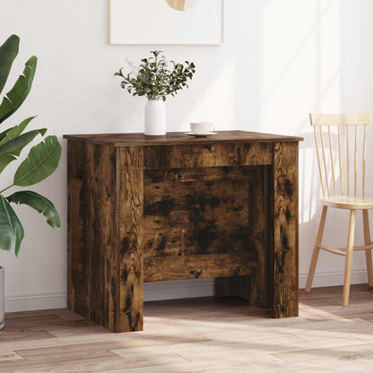 Eettafel 240 x 85 x 75 cm Bewerkt hout Gerookt eiken