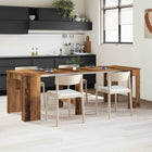 Eettafel 240x85x75 cm oud hout uitschuifbaar