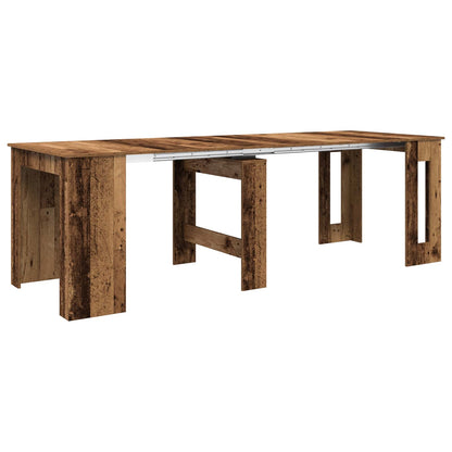 Eettafel 240 x 85 x 75 cm Bewerkt hout Oud hout Rechthoekig