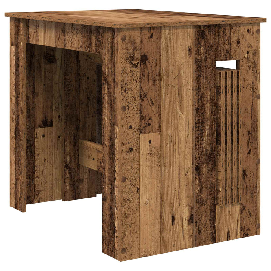 Eettafel 240 x 85 x 75 cm Bewerkt hout Oud hout Rechthoekig