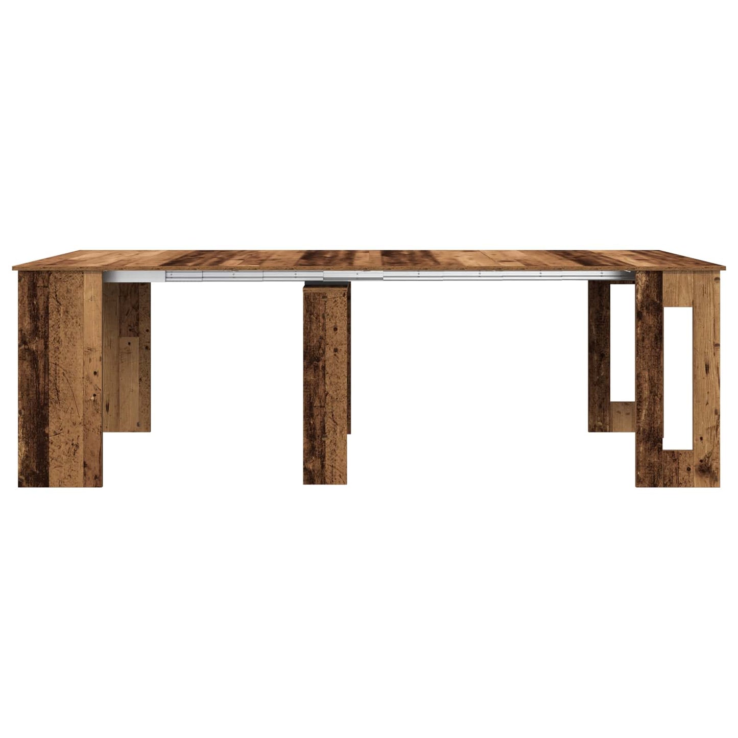 Eettafel 240 x 85 x 75 cm Bewerkt hout Oud hout Rechthoekig