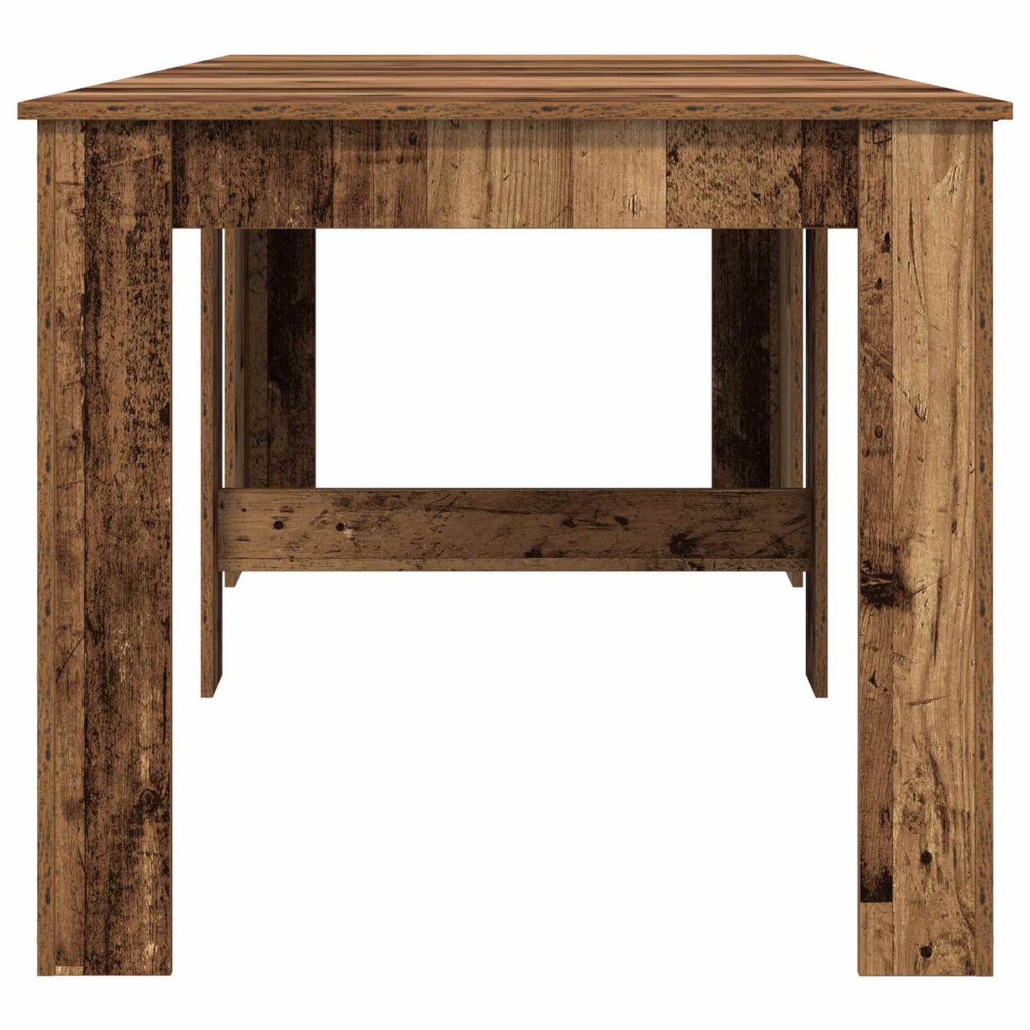 Eettafel 240 x 85 x 75 cm Bewerkt hout Oud hout Rechthoekig