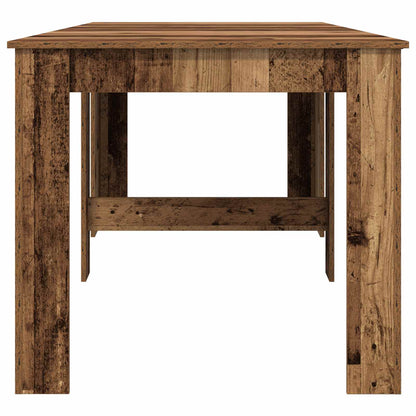 Eettafel 240 x 85 x 75 cm Bewerkt hout Oud hout Rechthoekig