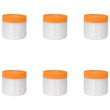 Stofblad met Plakband 6 pcs Doorzichtig 55 x 3300 cm HDPE