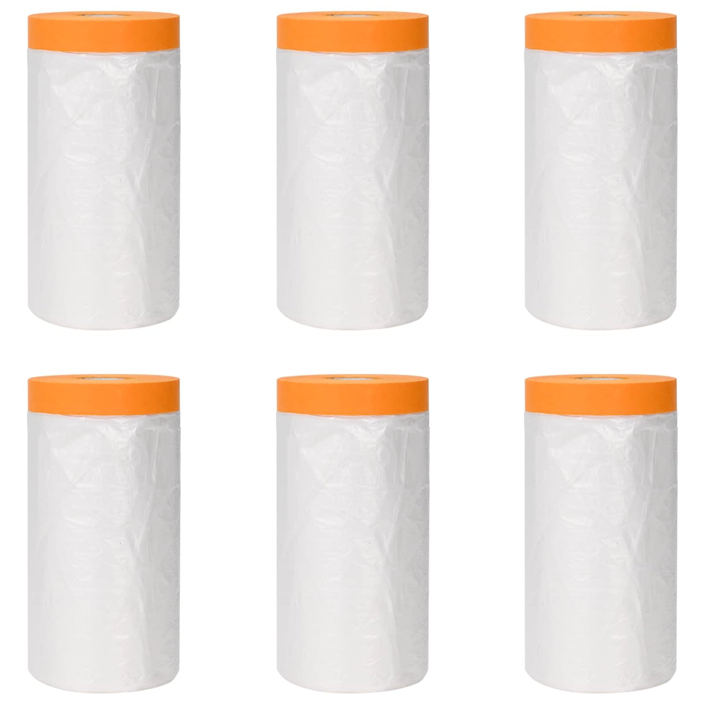 Stofblad met Plakband 6 pcs Doorzichtig 110 x 3300 cm HDPE