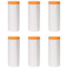 Stofblad met Plakband 6 pcs Doorzichtig 210 x 2000 cm HDPE