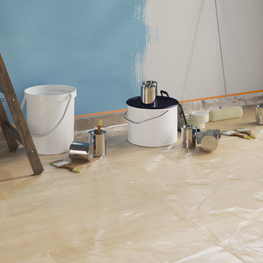 Stofblad met Plakband 6 pcs Doorzichtig 270 x 1600 cm HDPE