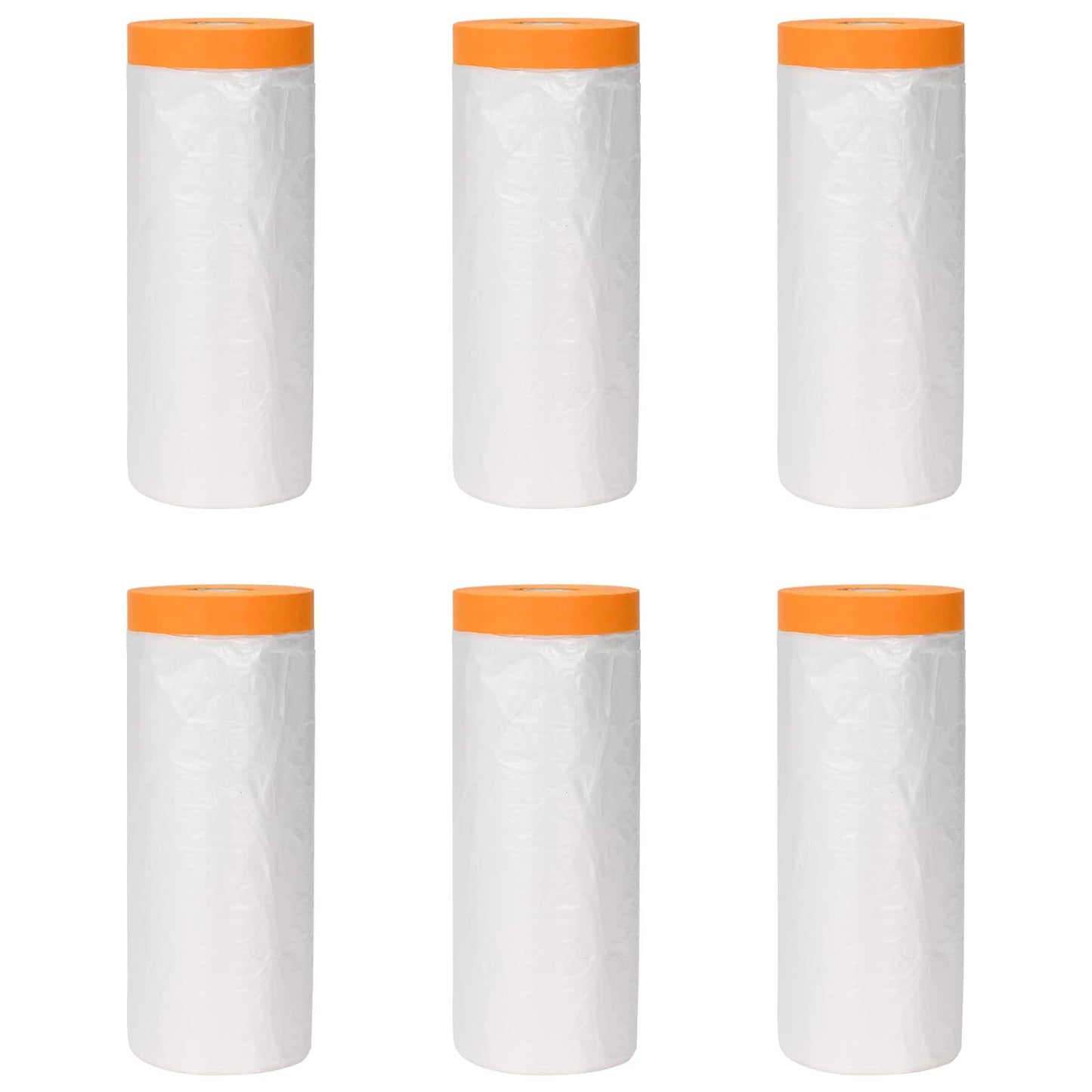 Stofblad met Plakband 6 pcs Doorzichtig 270 x 1600 cm HDPE