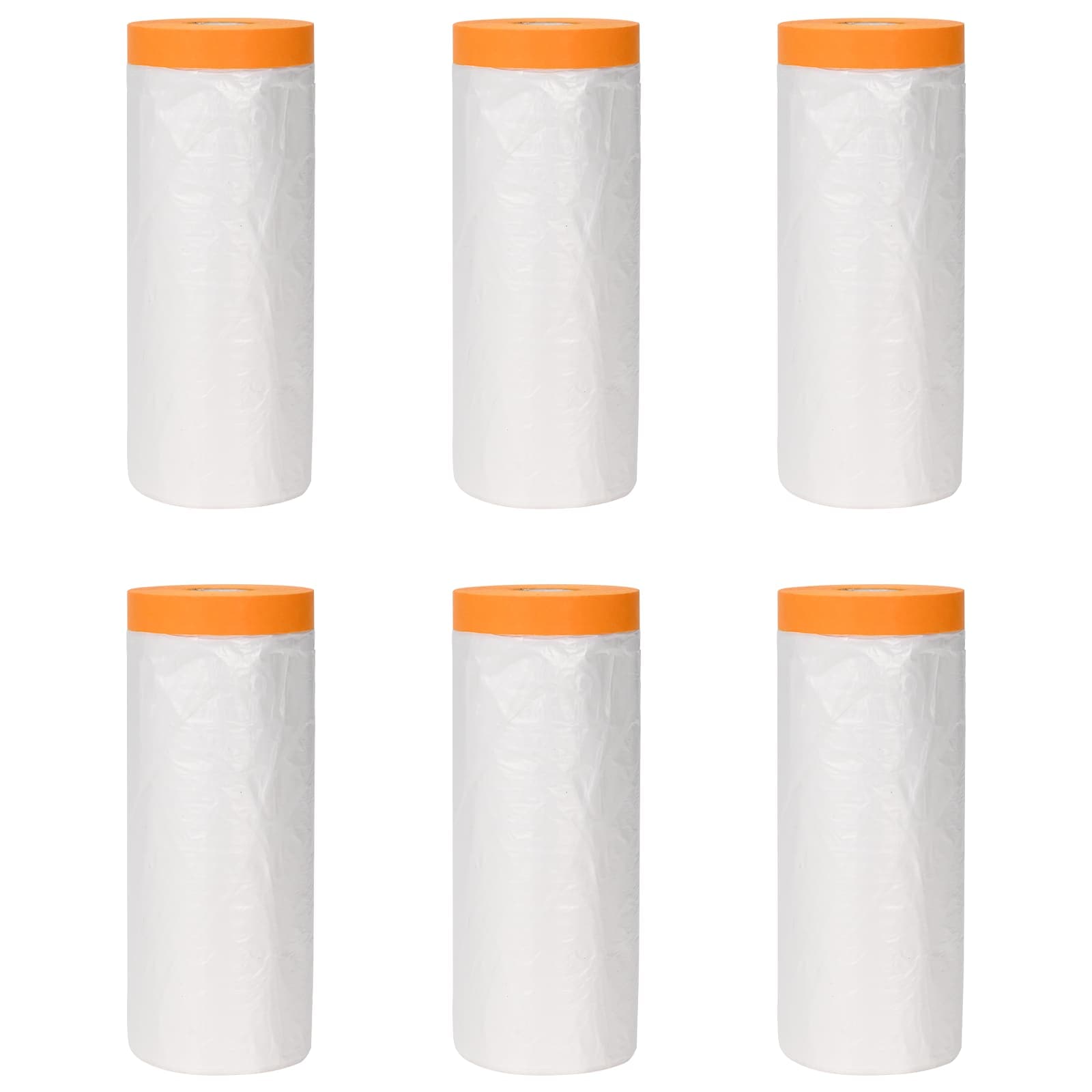 Stofblad met Plakband 6 pcs Doorzichtig 270 x 1600 cm HDPE