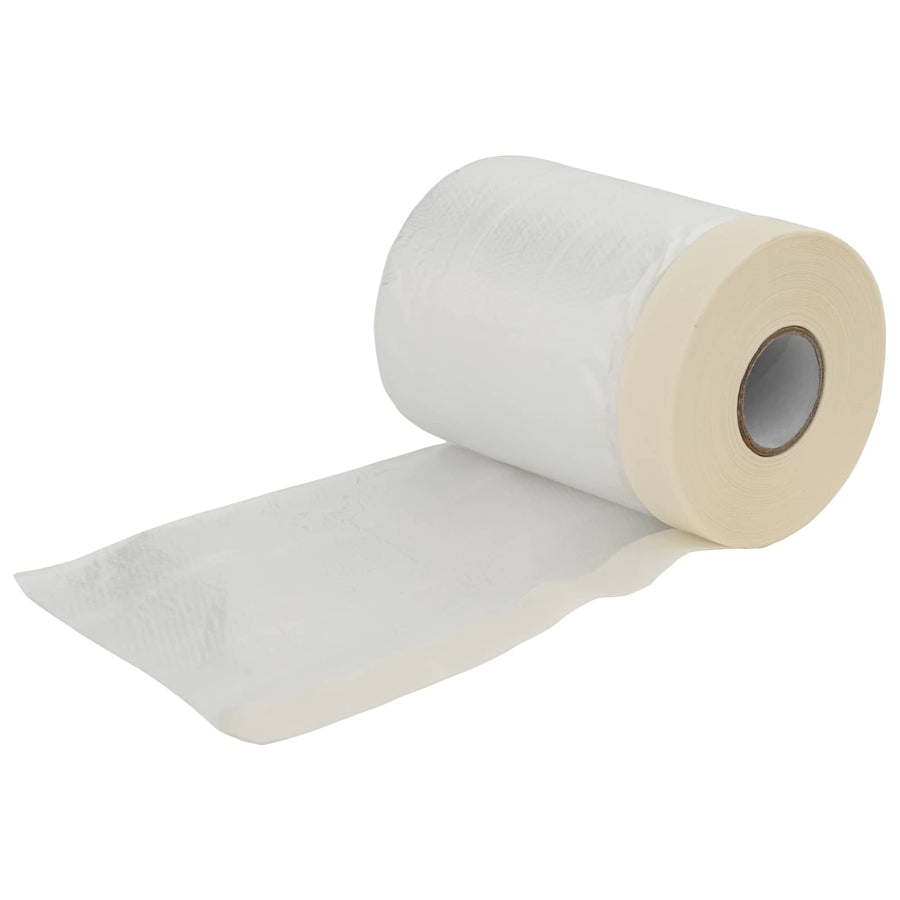 Stofdoek met plakband 6 pcs Doorzichtig 55 x 3300 cm HDPE