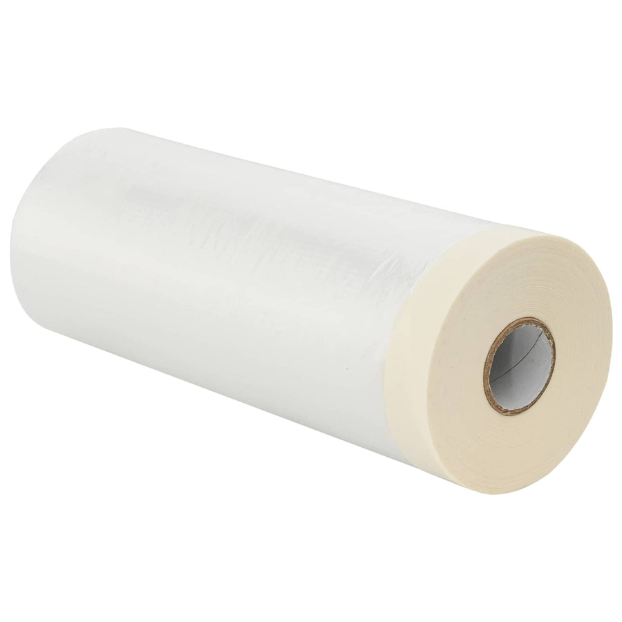 Stofdoek met plakband 12 pcs Doorzichtig 140 x 3300 cm HDPE