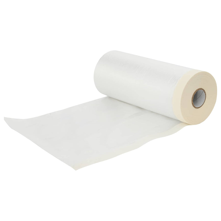 Stofdoek met plakband 12 pcs Doorzichtig 140 x 3300 cm HDPE