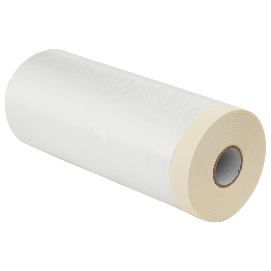 Stofdoek met plakband 12 pcs Doorzichtig 210 x 2000 cm HDPE
