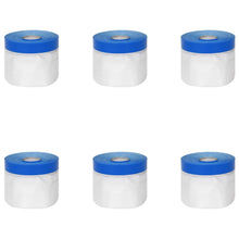 Maskeringfilm met plakband Transparant en Blauw