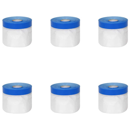 Maskeringfilm met plakband Transparant en Blauw