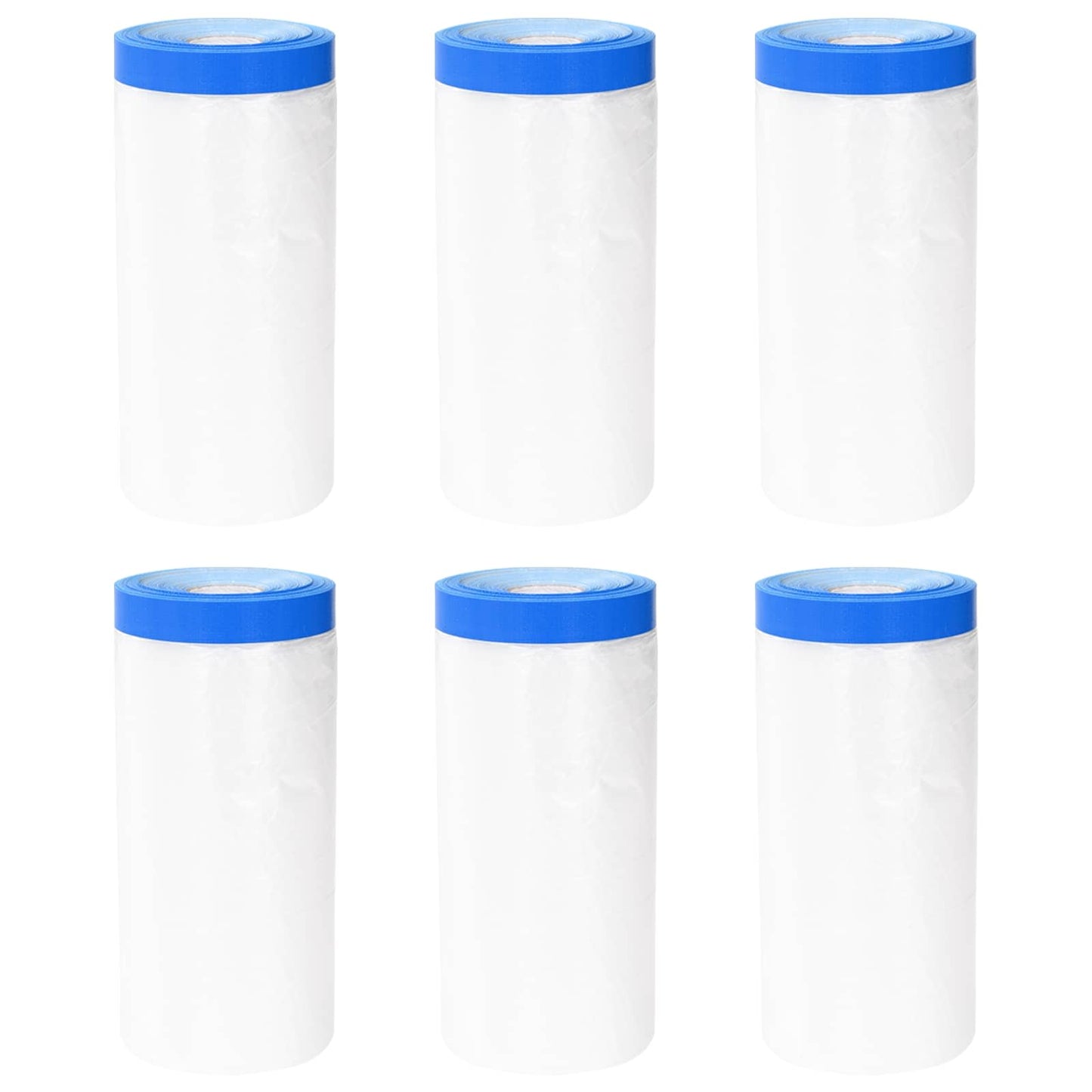 Maskeringfilm met plakband Transparant en Blauw