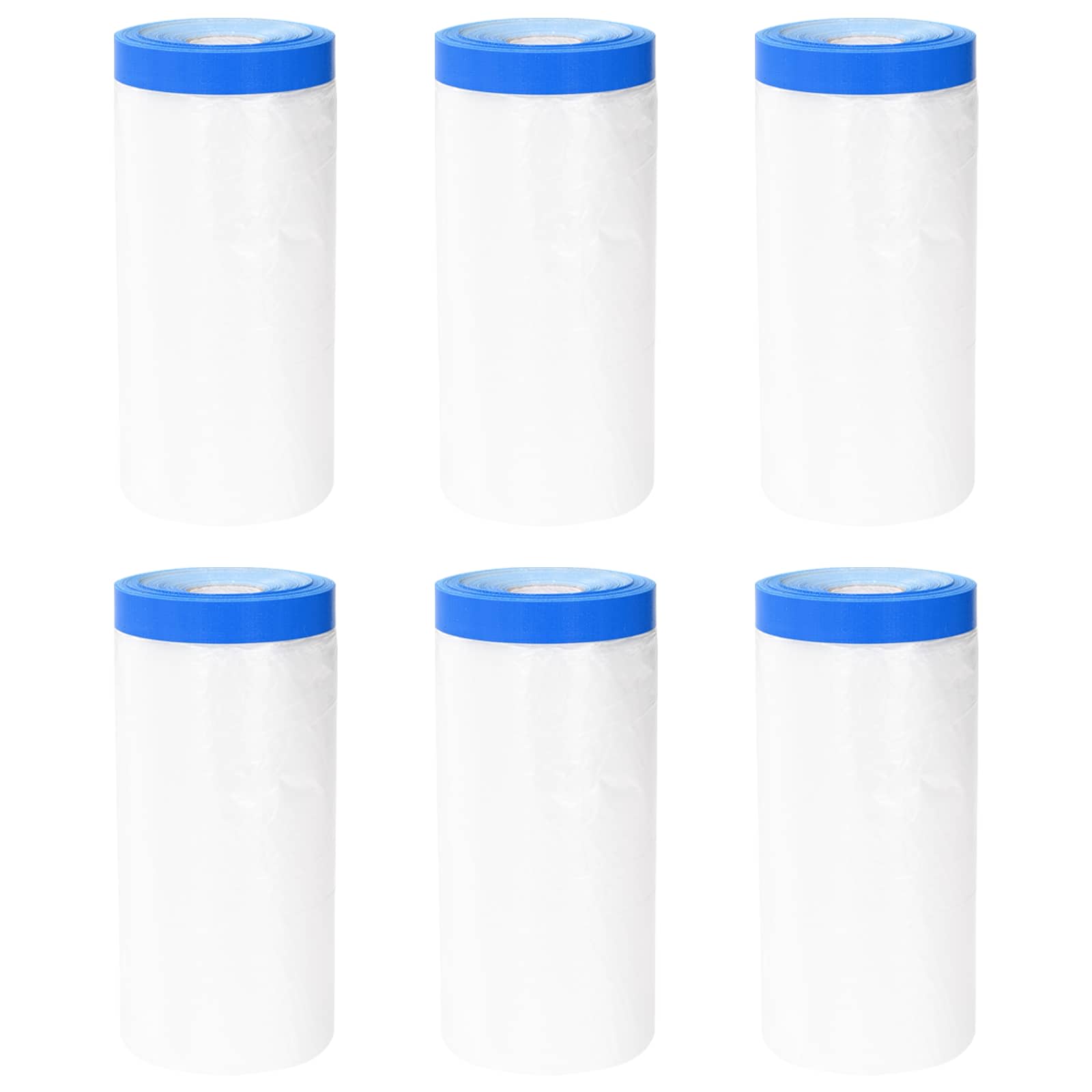 Maskeringfilm met plakband Transparant en Blauw