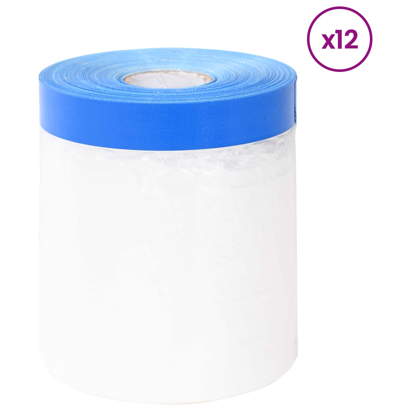 Maskeringfilm met plakband Transparant en Blauw