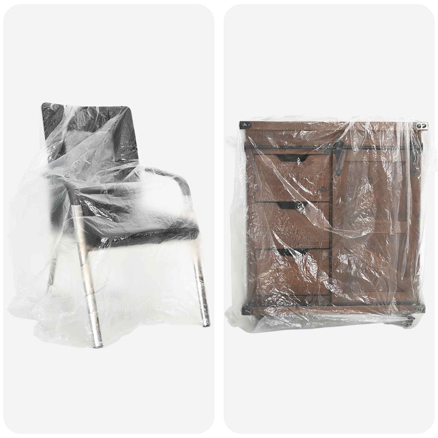 Stof Sheet 6 pcs Doorzichtig 400 x 500 cm HDPE