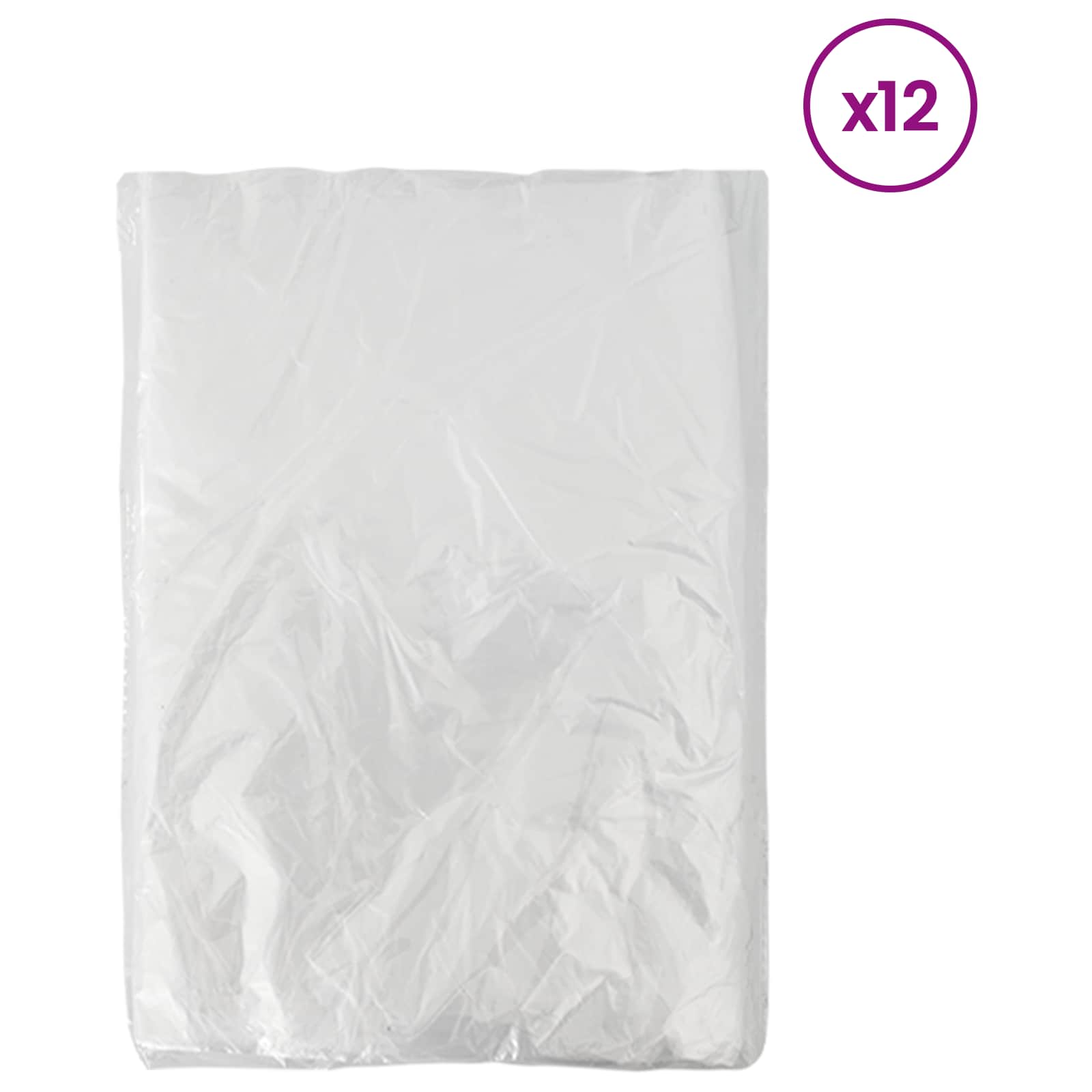 Stof Sheet 12 pcs Doorzichtig 400 x 500 cm HDPE