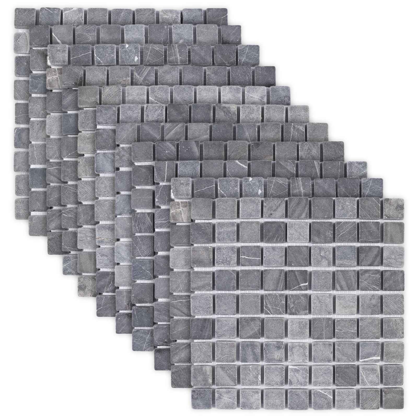 Mozaïek Tegels Grijs 30 x 30 cm Marmer